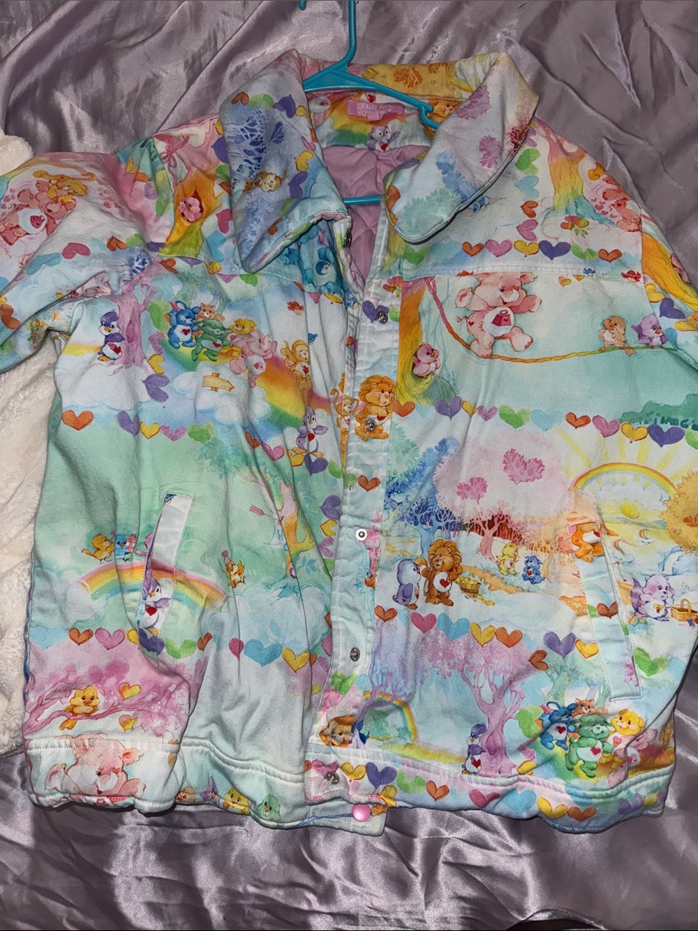 Care Bears Pastel Rainbow button up Jacket - Multicolor